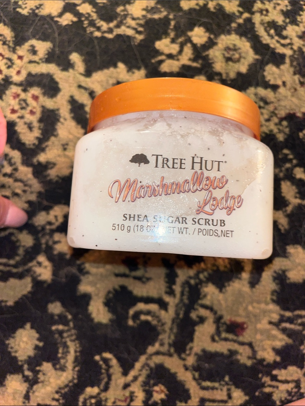 Tree Hut Marshmallow Lodge Shea Sugar Scrub - White & Orange